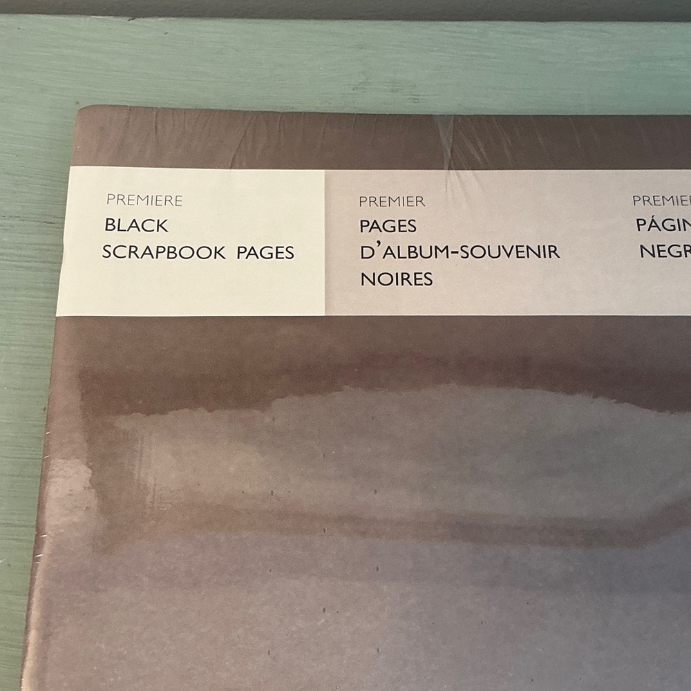 Creative Memories 12x12 Black Scrapbook Pages Refill Pack NWT - Picture 2 of 6